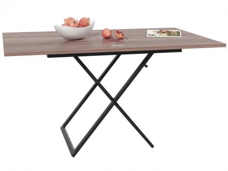 Стол трансформер 1, чёрный/шимо темный ГЗМИ Орфей 102143