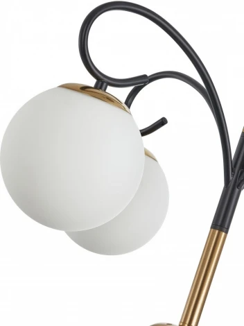 Подвесная люстра Arte Milano Neapol-73808 273808/4+1 BK/GD (220V, на проводе, шар)