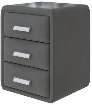 PROxSON Тумба Soft Mebel (Ткань: Велюр Forest 17 Серый) 51x48