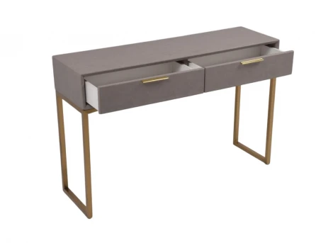 Стол-консоль IST-CASA Логан с 2-мя ящиками MC9001-120GR, 120х35х78 см, светло-серый