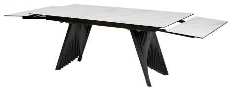 Обеденный стол M-City IVAR 180 MARBLES KL-99 Белый мрамор, итальянская керамика
