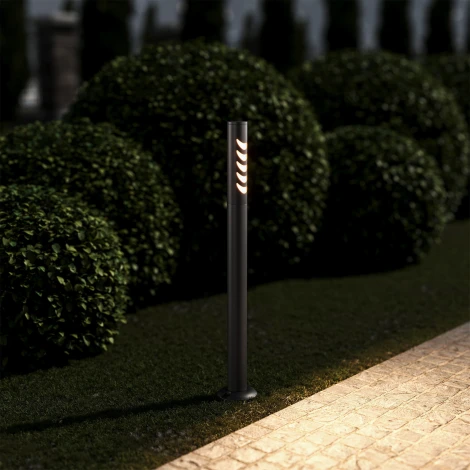 Наземный уличный светильник Elektrostandard Smile 35188/F черный (LED, 220V, круглые, IP65)