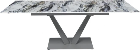 Стол раскладной Malibu (140+40+40), керамика глянцевая Cold Jade Top Concept арт.21356