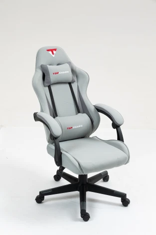Кресло спортивное TopChairs Phantom серо-голубой арт.УТ000039475
