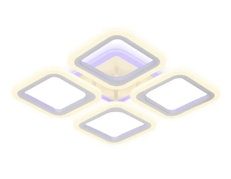 Потолочная люстра Ambrella Acrylica Original FA441 (регулировка яркости, LED, 220V, пульт управления, управление смартфоном, умный дом - PC.Lamper)