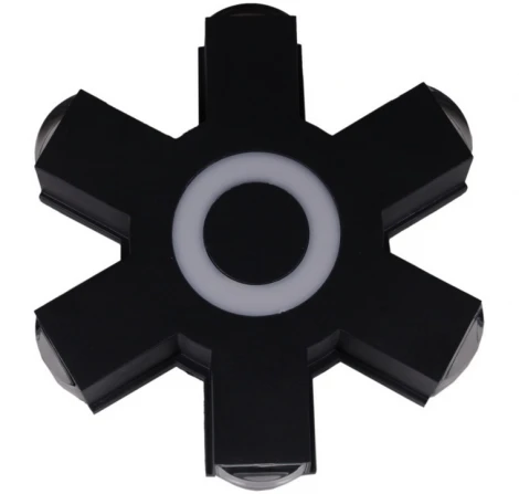 Архитектурная подсветка светодиодная Reluce 08231-9.2-007U LED4W+6*3W RGB BK (220V, IP44)