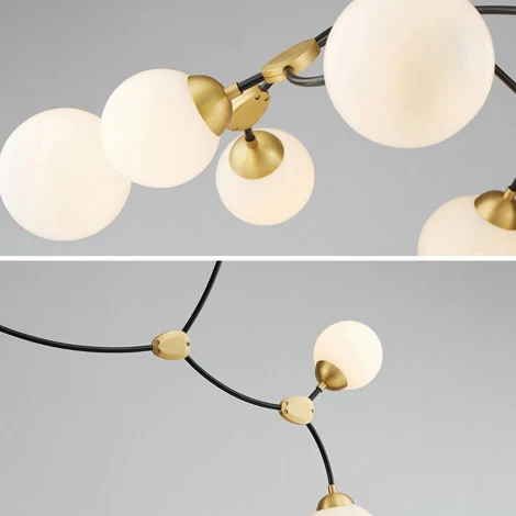 Потолочная люстра на штанге E14 Lu Carte Glare LC-11-1575