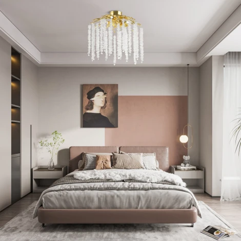 Потолочная люстра хрустальная Arte Milano Milano-3 23312.360.3.G9.A GD (220V)