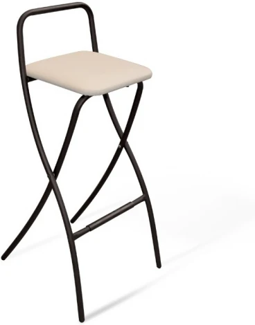 Стул барный Sheffilton складной SHT-S46 беж/черный муар