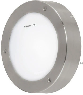 Светильник настенно-потолочный уличный Eglo Vento, 1 плафон, никель, белый