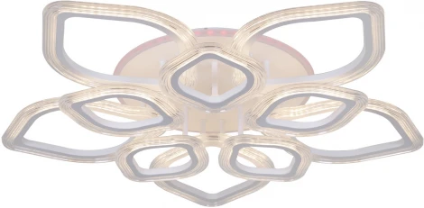 Потолочная люстра светодиодная на штанге с пультом Reluce 09827-3.3-5+5A WH (RGB) (220V)