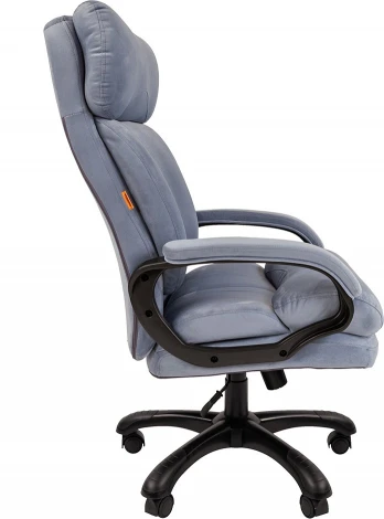 Компьютерное кресло CHAIRMAN HOME 505 (Пластик,Велюр/Голубой)