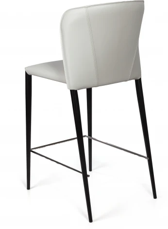Стул полубарный Albert, кожа белый Top Concept (21097)