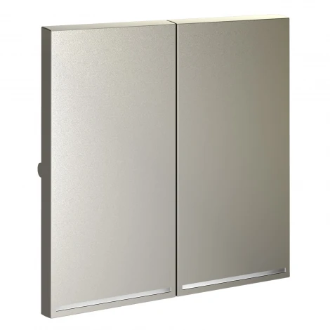 Клавиши для выключателя/переключателя двухклавишного с подсветкой Voltum S70 VLS000404 (шелк)