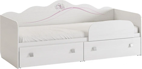 Фэнтези Кровать, цвет белый рамух Mebelson (арт.MDF-07.1747)