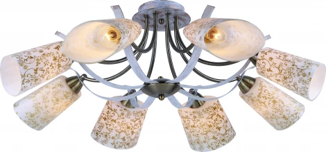 Потолочная люстра Arte Lamp Leticia A6212PL-8WG