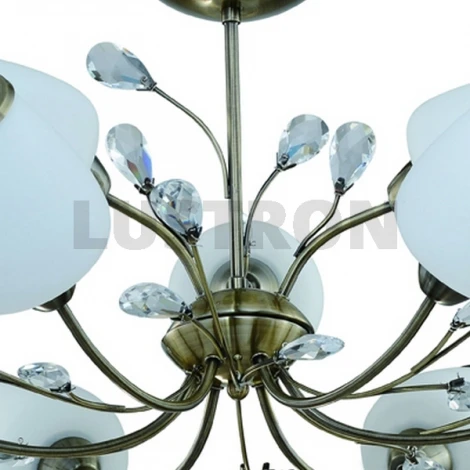 Потолочная люстра IDLamp Elda 834/9PF-Oldbronze