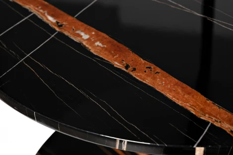 Стеллаж черный d80*139см Garda Decor арт.30B-STEL-961