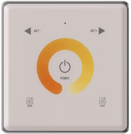 Настенная панель управления Denkirs Smart DK7200-WH (регулировка яркости)