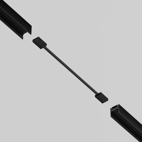 Гибкий коннектор уличный для токоведущей ленты черный Maytoni Exility IP O-TR002-SC