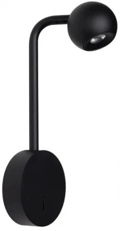 Спот SP-OTTORI-LONG-WALL-6W Warm3000 (BK, 30 deg, 230V) (Arlight, IP20 Металл) 048168 (LED, выключатель)