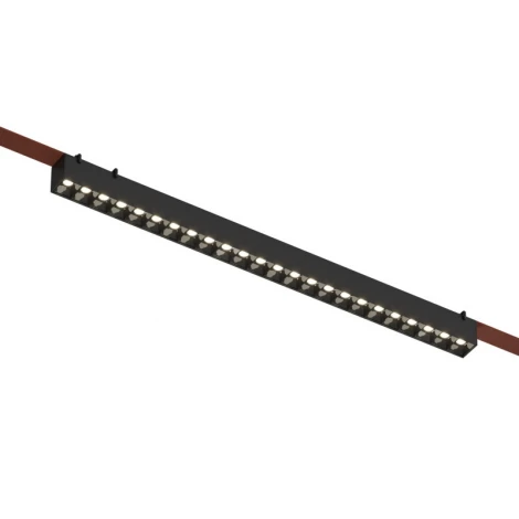 Трековый светильник Downlight низкоковольтный для ременной системы LED с голосовым управлением 48V Denkirs Belty Grill DK5672-BK (Умный дом) (умный дом - Smart Life)