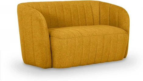 Диван Lecco ОГОГО (арт.745065), (Ткань,Рогожка/Желтый)