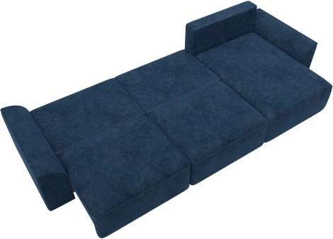 Диван угловой Лига-048 НПБ лонг Лига Диванов (Велюр) арт.128492