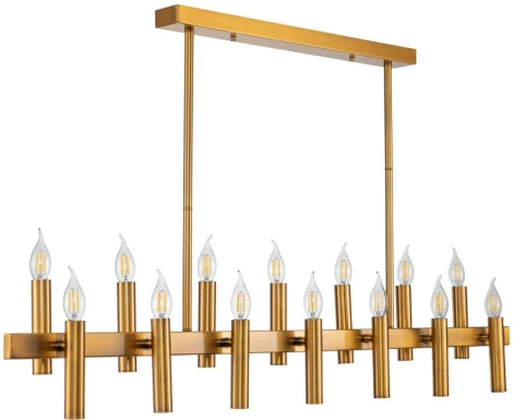 Потолочная люстра большая на штанге Leonardo 2156/05/14PL Stilfort (220V, свеча)