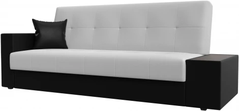 Диван-книжка Лига-020 стол справа (Белый,Черный/Экокожа) Лига Диванов арт.118540