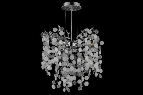 Подвесная люстра хрустальная Dio D`arte Tavenna Nickel Tavenna H 1.5.32.103 N (220V, на тросе)