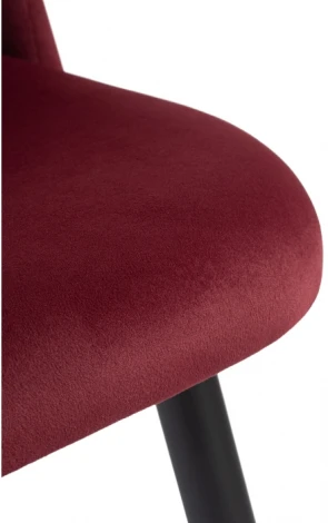 Стул Woodville на металлокаркасе Gabi 1 wine red / black 15379