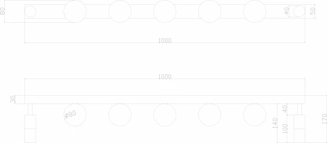 Потолочные светильник Arte Lamp Zosma A2608PL-7BK (LED, 220V, шарики)