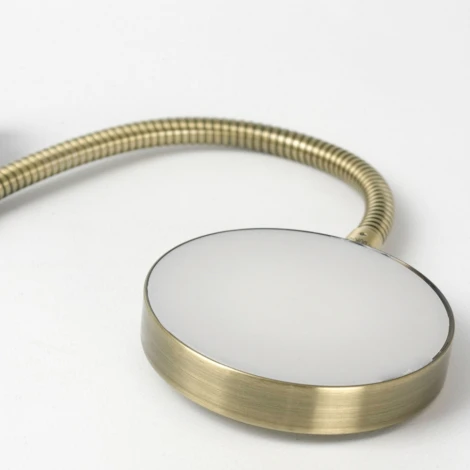 Торшер для чтения Lussole Carmel LSP-0904 (регулировка яркости, LED, 220V, сенсорный выключатель, круглые, IP21)