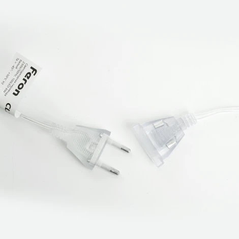Светодиодная гирлянда Feron CL25 48608 занавес Звездочки 2*1м + 3м 220V 5000K, статичная, c питанием от сети, прозрачный шнур