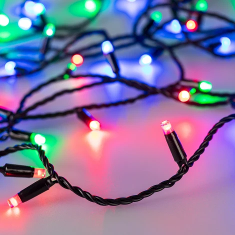 Светодиодная гирлянда ARD-STRING-CLASSIC-10000-BLACK-95LED-LIVE RGBW-DMX (24V, 10W) (IP65)