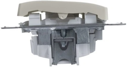 Выключатель встраиваемый одноклавишный с подсветкой (бежевый) Systeme Electric GSL000213