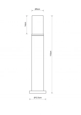 Наземный светильник Globo Nina 32409S2 (LED, 220V)