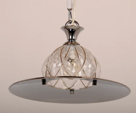 Подвесной светильник Abrasax Cornelia 2232/1(clear) (220V, на цепи, круглые)