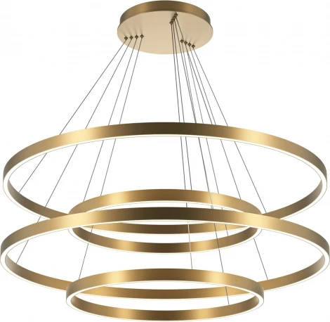 Подвесной светильник ярусный светодиодный Maytoni Rim MOD058PL-L174BSK (220V, на тросе)