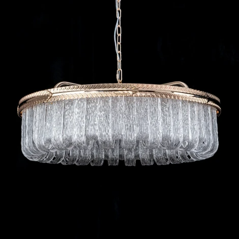 Подвесная люстра светодиодная с пультом Modelux ML.9542.800 GD