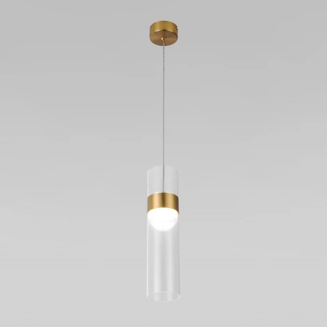 Подвесной светильник Lumen 50244/1 LED латунь/прозрачный (220V, на проводе)
