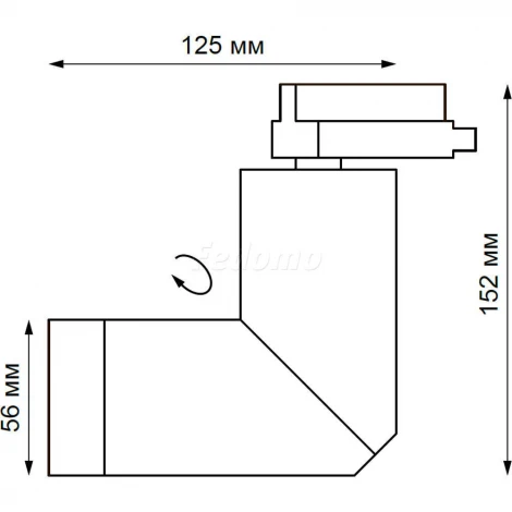 Трековый светильник Novotech Elite 370594 (220V)