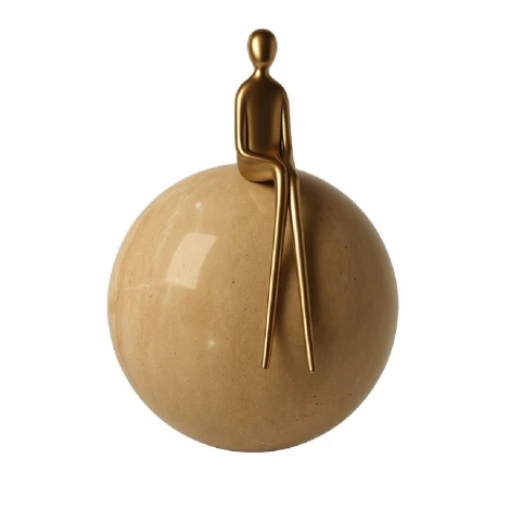 Настенный светильник Odeon Light Confucius 7011/5WLU латунь/камень глянец IP20 LED 1*5W 3000K 220V