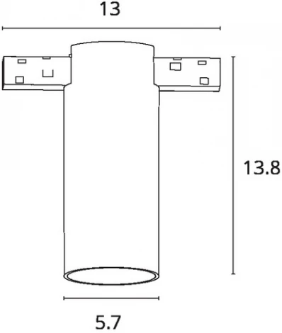 Магнитный трековый светильник LED 48V Arte Lamp Optima A7270PL-1WH