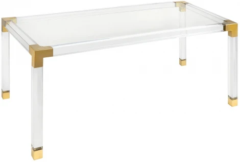 Стол обеденный IST-CASA Роялти MH-1780DT, 180х90х75 см, прозрачный