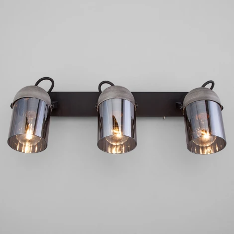 Спот Eurosvet Mars 20122/3 черный/тертый серый