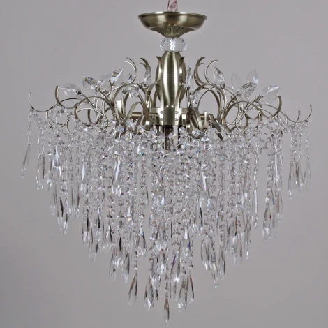 Подвесная люстра хрустальная Reluce 30300-0.3-600 AB