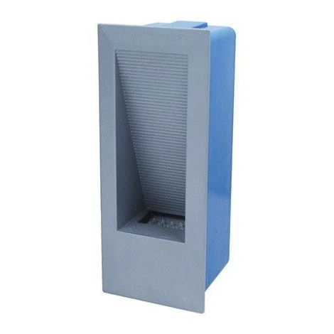 Светильник встраиваемый в стену уличный светодиодный Horoz Kornet, 1 лампа, серый с синим