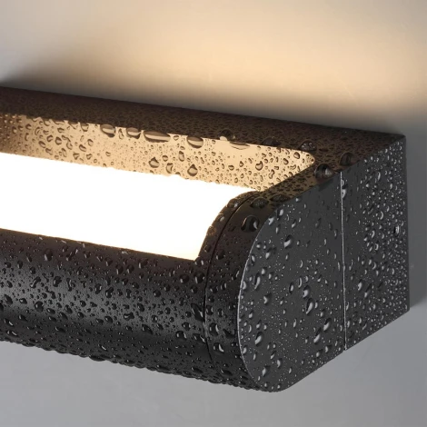 Настенный светильник уличный Odeon Light Twinset 7117/12WL черный/металл IP65 LED 12W 453Лм 3000K 140° 220V